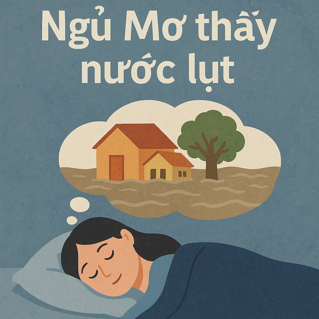 Mơ thấy nước lụt là điềm gì? Đánh số mấy