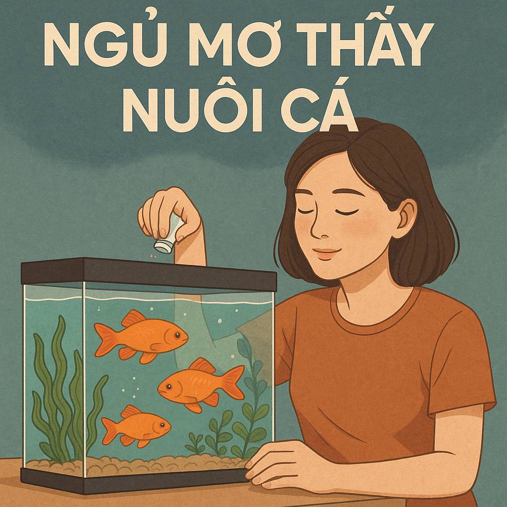 Mơ thấy nuôi cá là điềm gì? Đánh số mấy