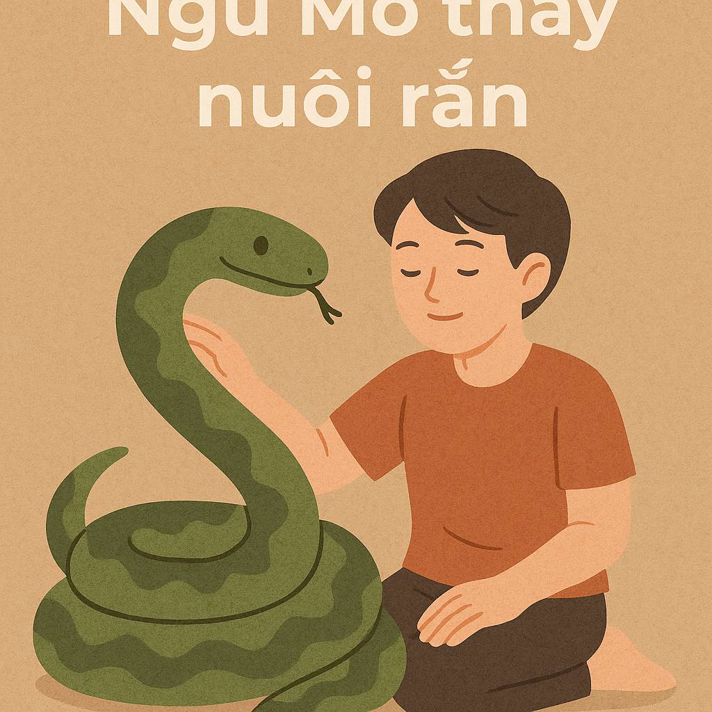 Mơ thấy nuôi rắn là điềm gì? Đánh số mấy