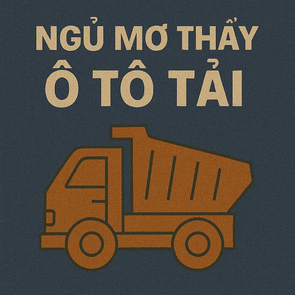 Mơ thấy ô tô tải là điềm gì? Đánh số mấy?