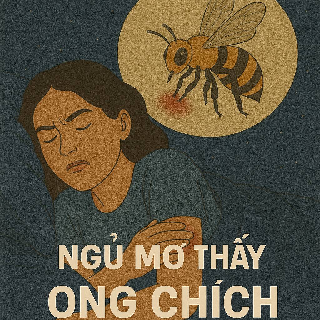 Mơ thấy ong chích là điềm gì? Đánh số mấy