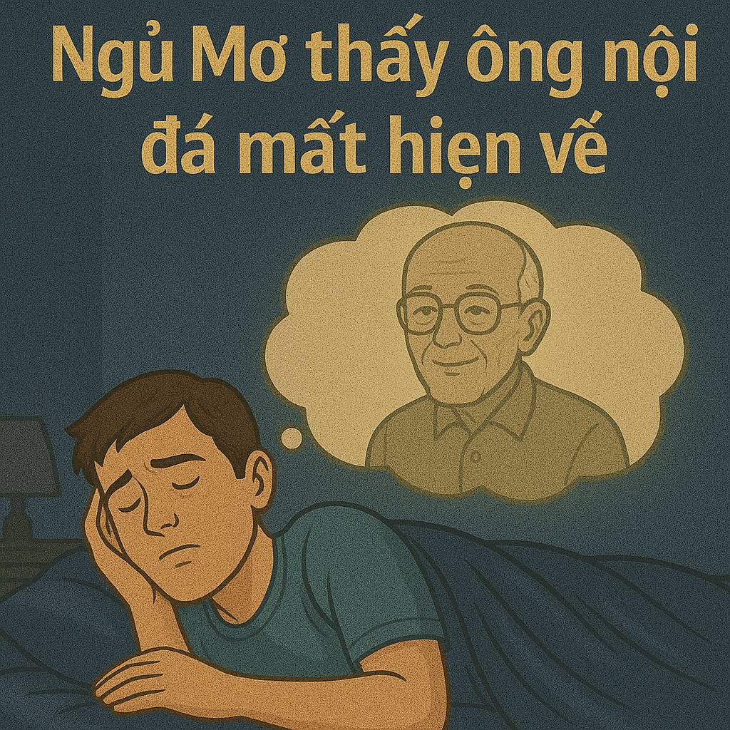 Mơ thấy ông nội đã mất hiện về là điềm gì? Đánh số mấy