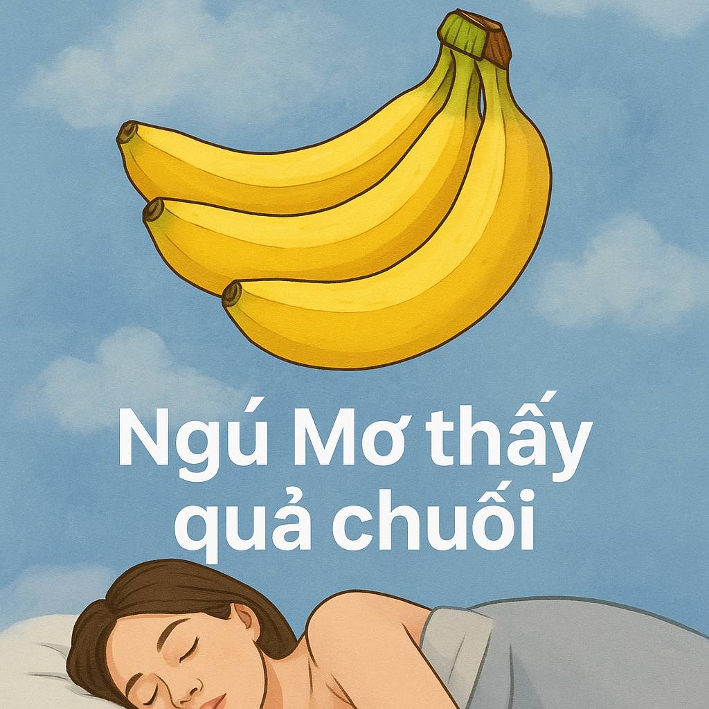 Mơ thấy quả chuối là điềm gì? Đánh số mấy