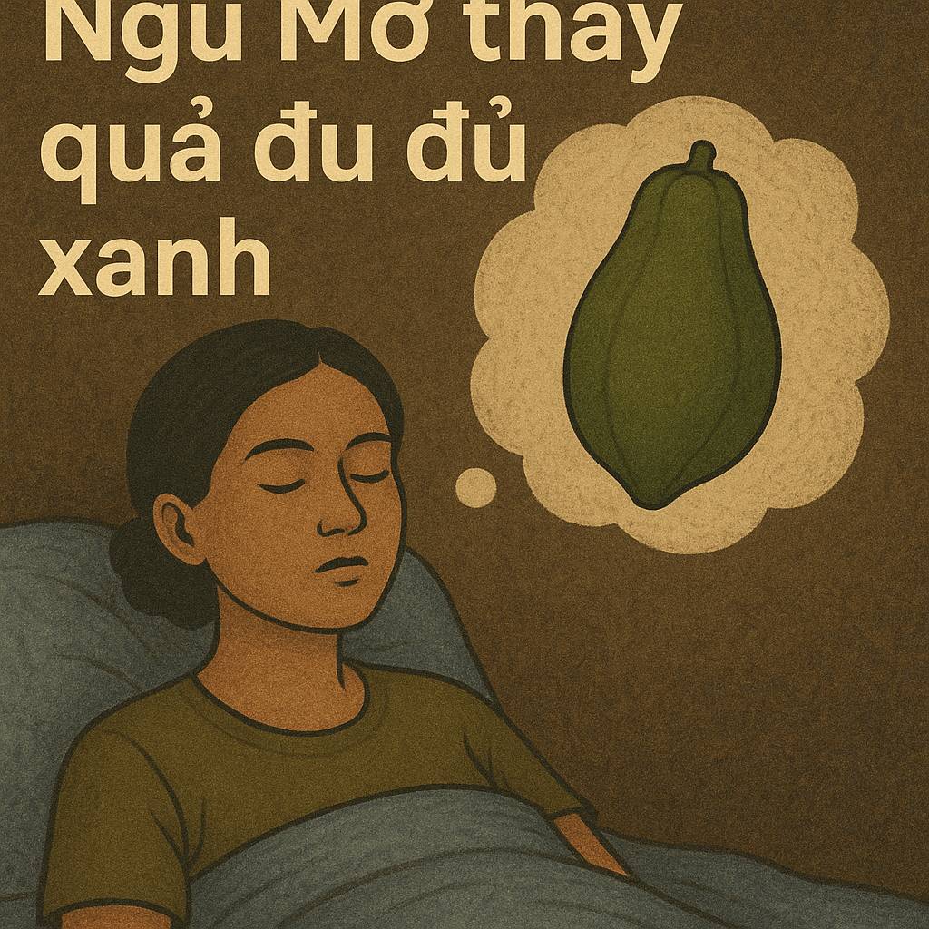 Mơ thấy quả đu đủ xanh là điềm gì? Đánh số mấy?