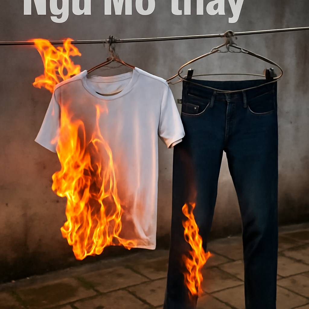 Mơ thấy quần áo bị cháy là điềm gì? Đánh số mấy