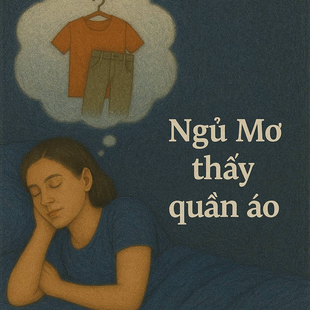 Nằm mơ thấy "quần áo" là điềm gì, đánh con số nào?