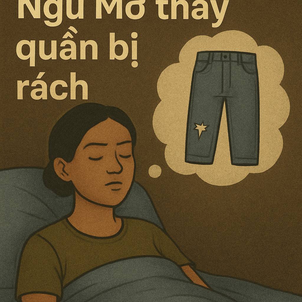 Mơ thấy quần bị rách là điềm gì? Đánh số mấy?