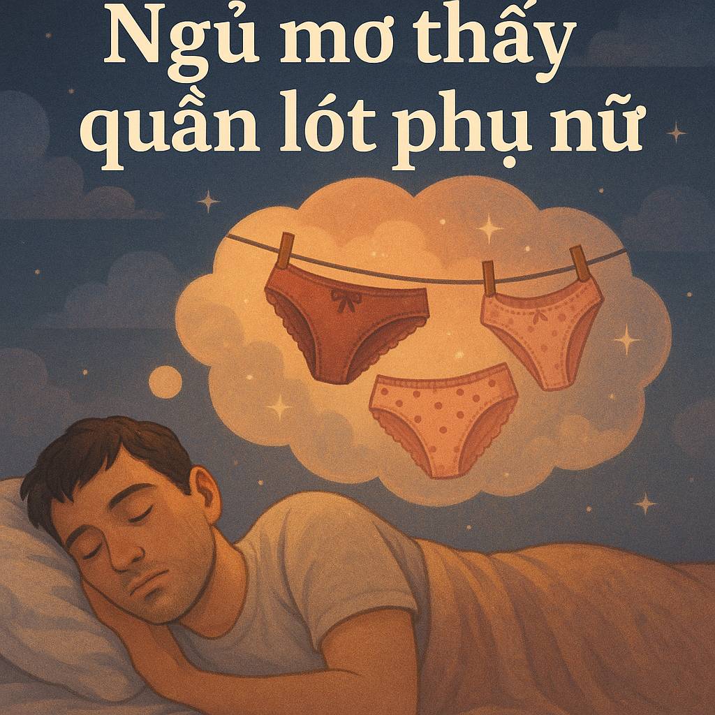 Mơ thấy quần lót phụ nữ là điềm gì? Đánh số mấy