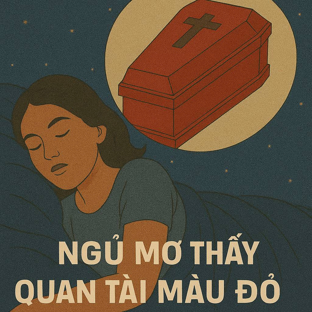 Mơ thấy quan tài màu đỏ là điềm gì? Đánh số mấy