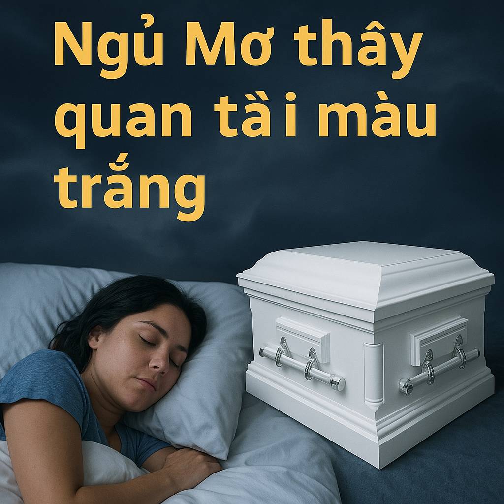 Mơ thấy quan tài màu trắng là điềm gì? Đánh số mấy