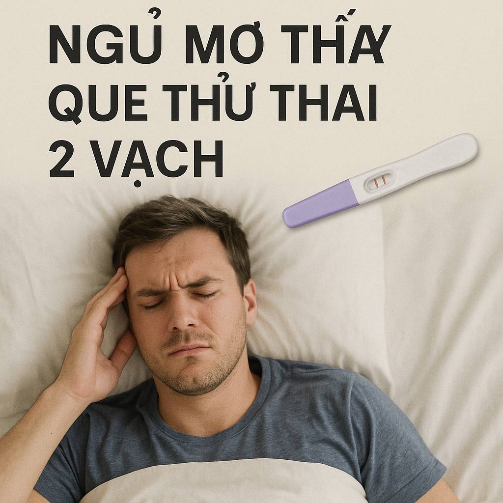Mơ thấy que thử thai 2 vạch là điềm gì? Đánh số mấy