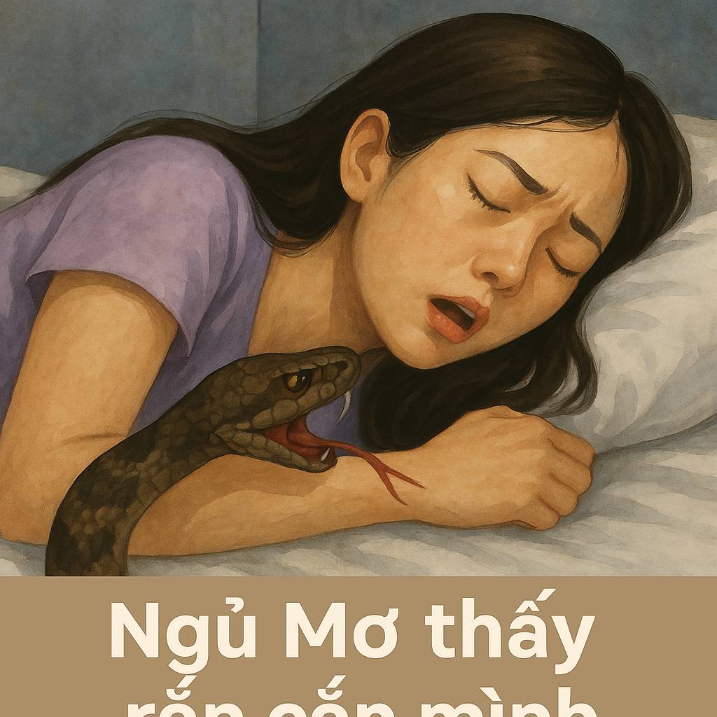 Mơ thấy rắn cắn mình là điềm gì? Đánh số mấy