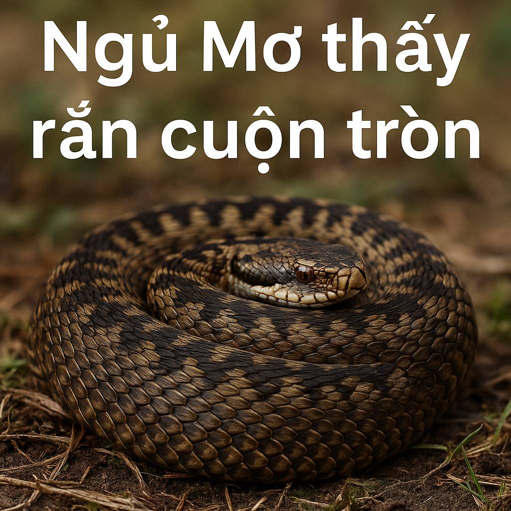 Mơ thấy rắn cuộn tròn là điềm gì? Đánh số mấy?