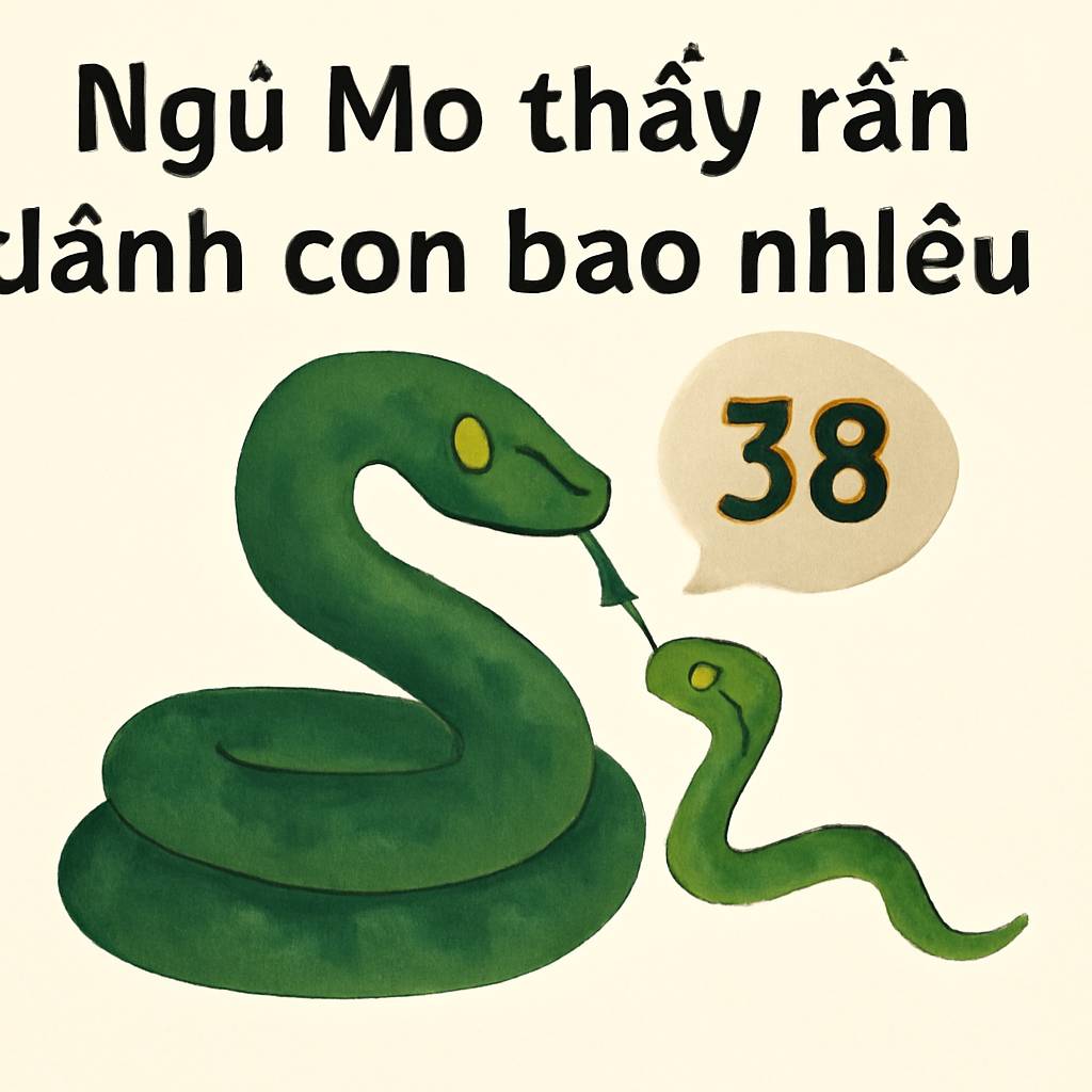 Mơ thấy rắn đánh con bao nhiêu là điềm gì? Đánh số mấy