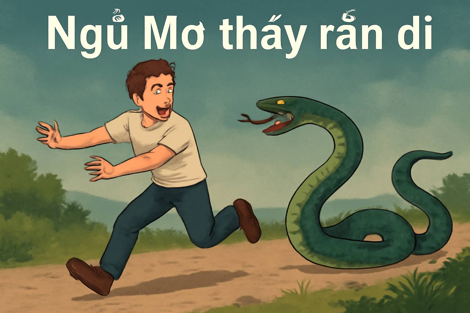 Mơ thấy rắn dí là điềm gì? Đánh số mấy