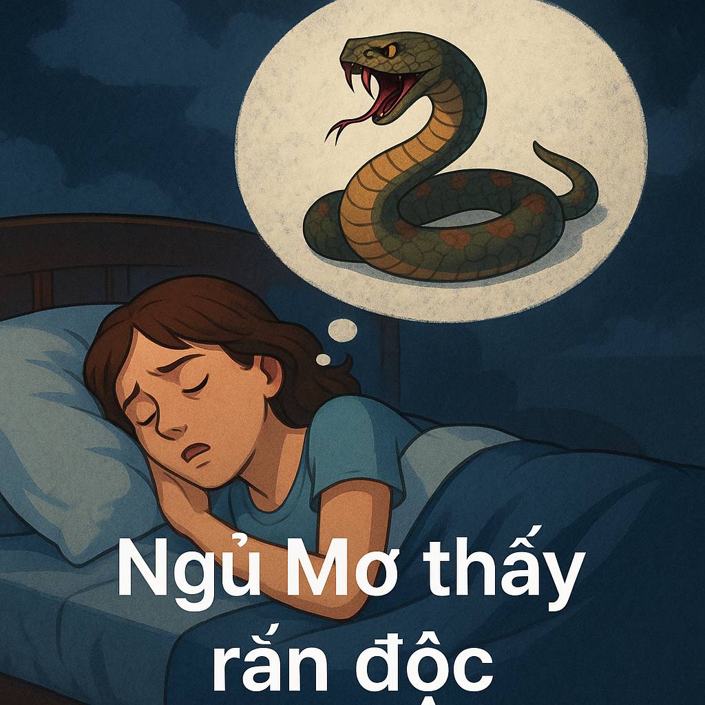 Mơ thấy rắn độc là điềm gì? Đánh số mấy