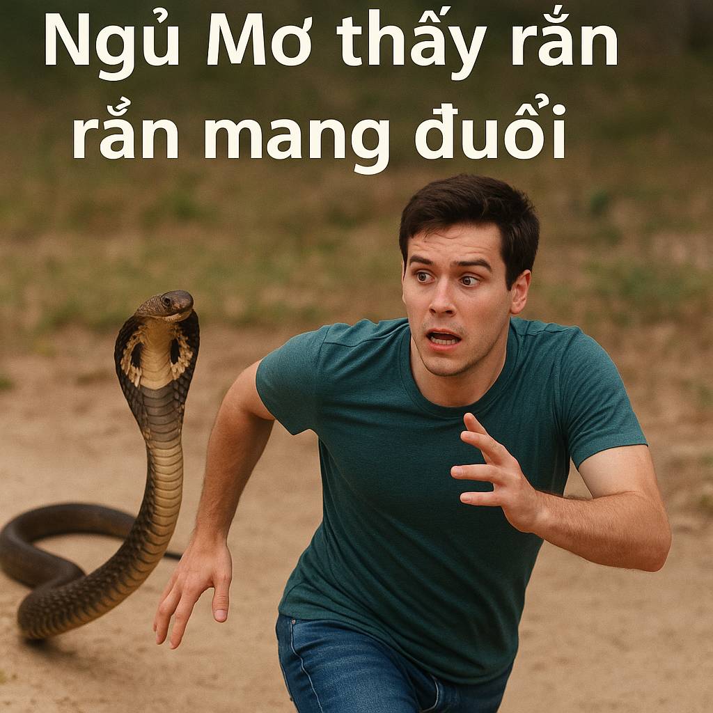 Mơ thấy rắn hổ mang đuổi là điềm gì? Đánh số mấy