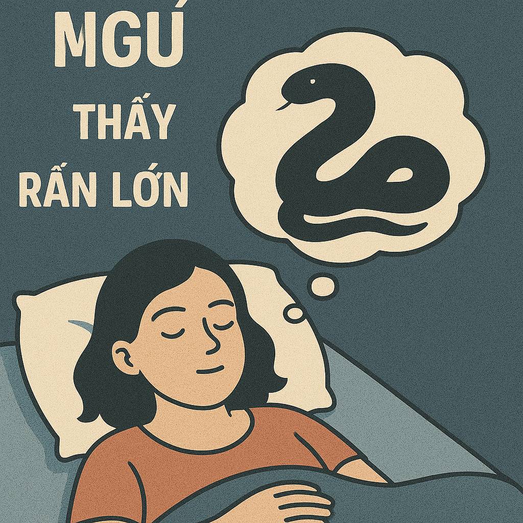 Mơ thấy rắn lớn là điềm gì? Đánh số mấy