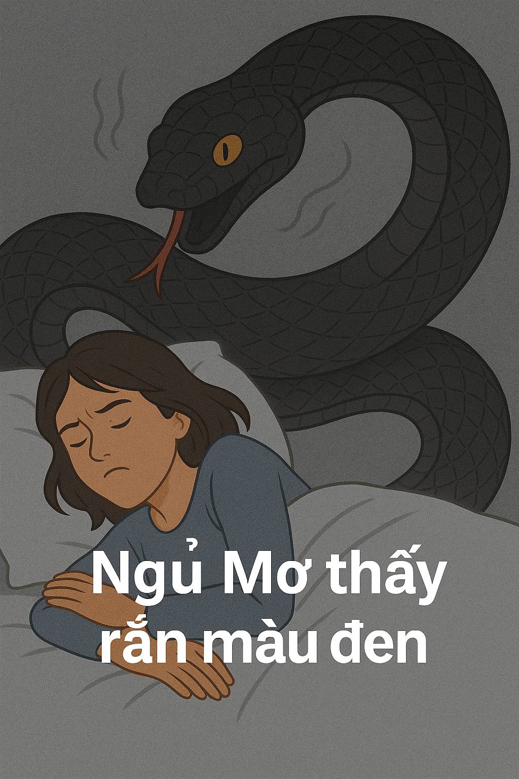 Nằm mơ thấy "rắn màu đen" là điềm gì, đánh con số nào?