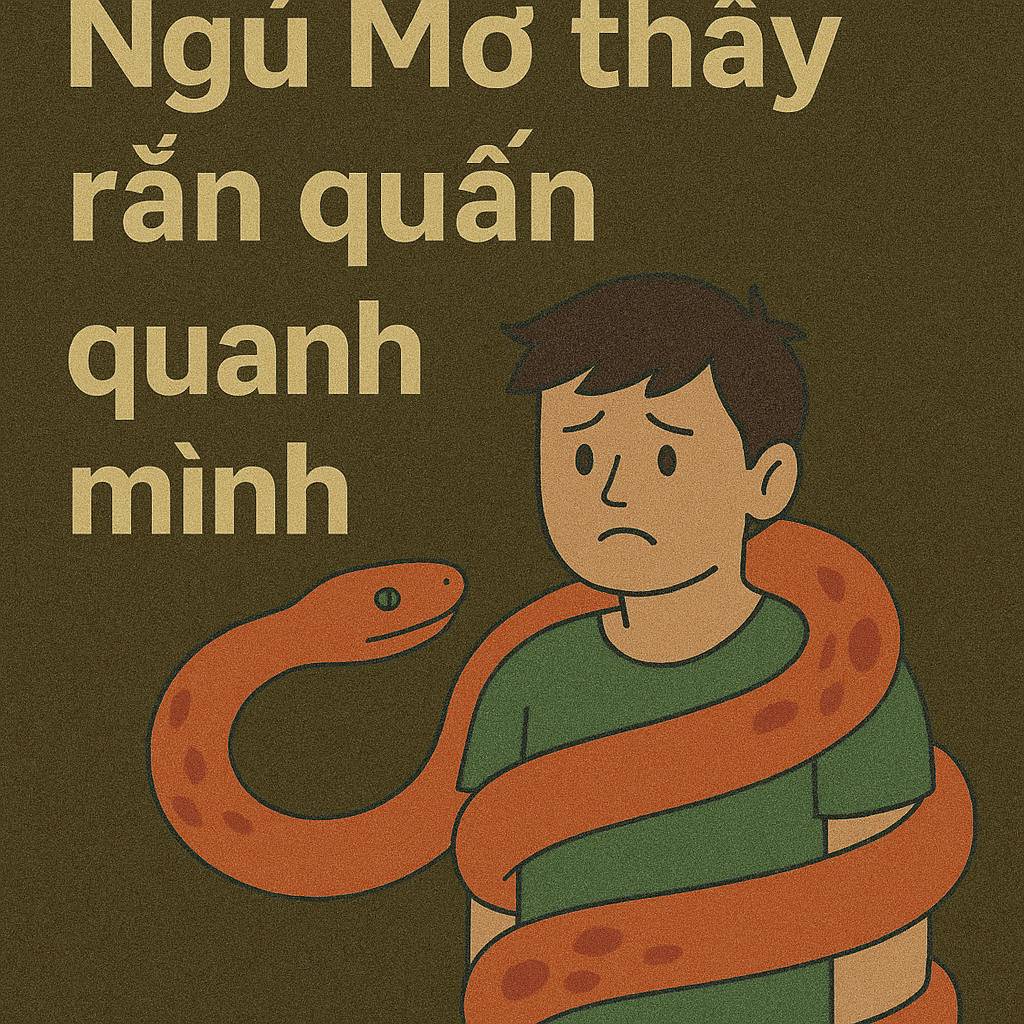 Mơ thấy rắn quấn quanh mình là điềm gì? Đánh số mấy