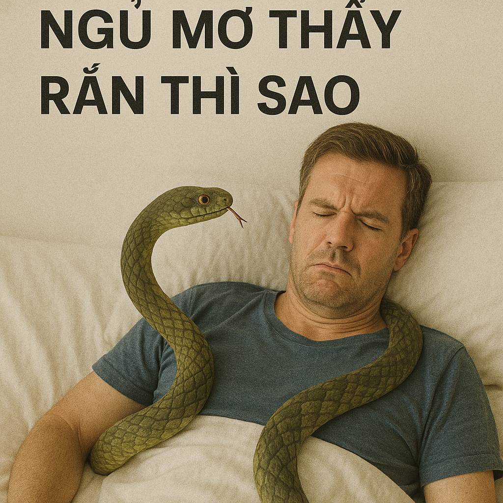 Mơ thấy rắn thì sao là điềm gì? Đánh số mấy