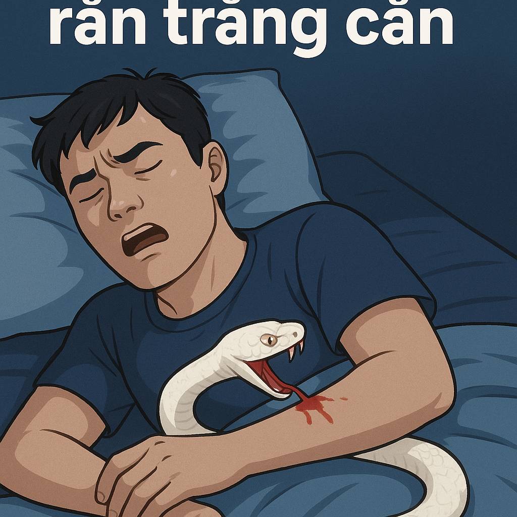 Mơ thấy rắn trắng cắn là điềm gì? Đánh số mấy