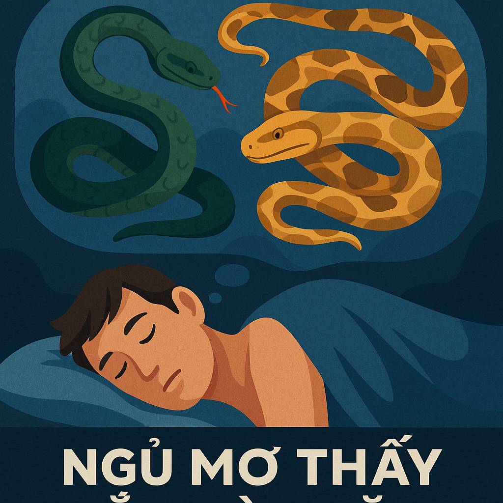 Mơ thấy rắn và trăn là điềm gì? Đánh số mấy?