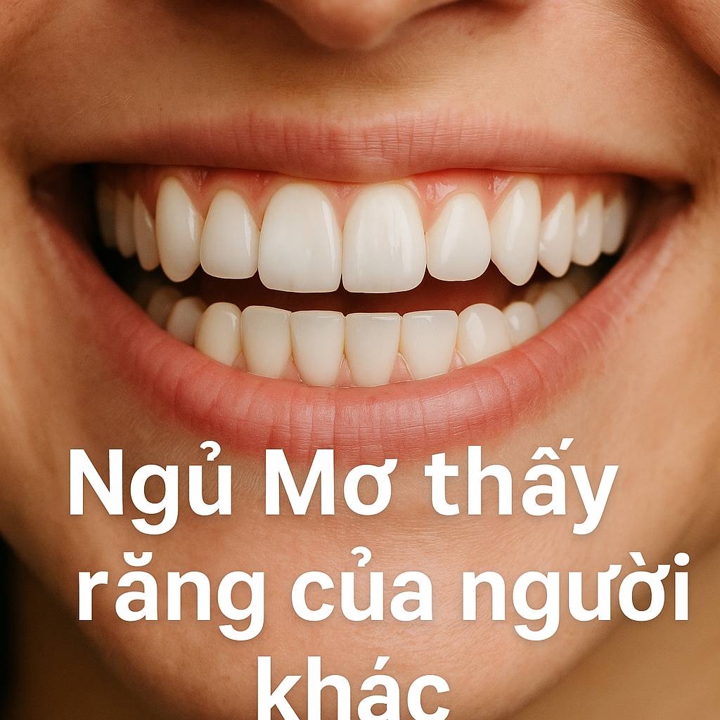Mơ thấy răng của người khác là điềm gì? Đánh số mấy