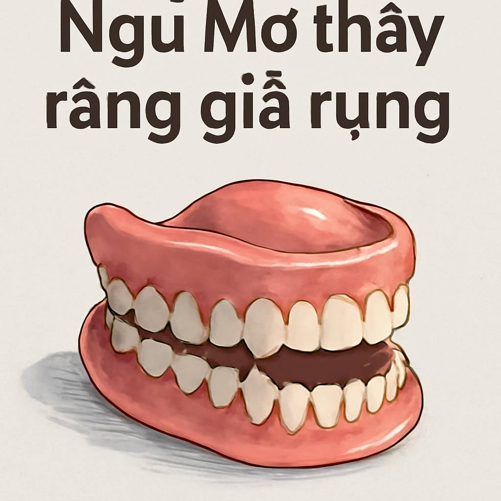 Mơ thấy răng giả rụng là điềm gì? Đánh số mấy