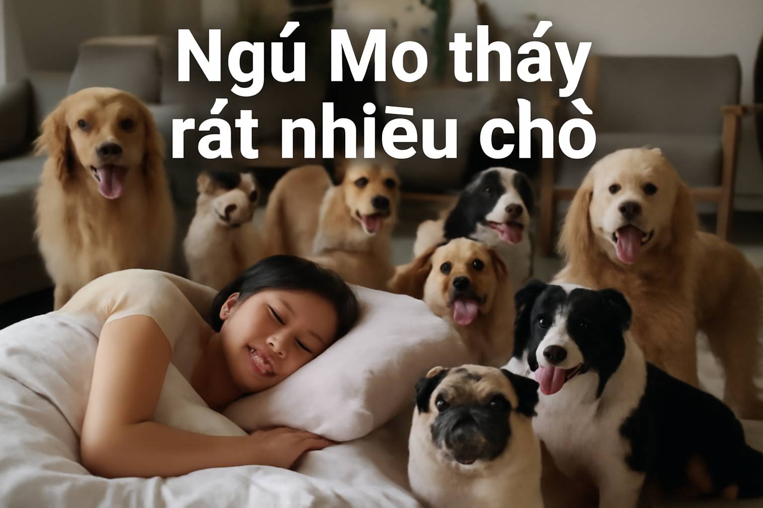 Mơ thấy rất nhiều chó là điềm gì? Đánh số mấy