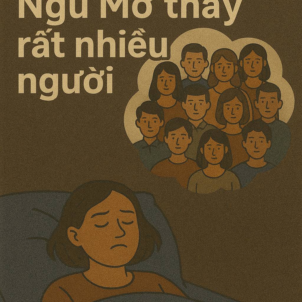 Mơ thấy rất nhiều người là điềm gì? Đánh số mấy