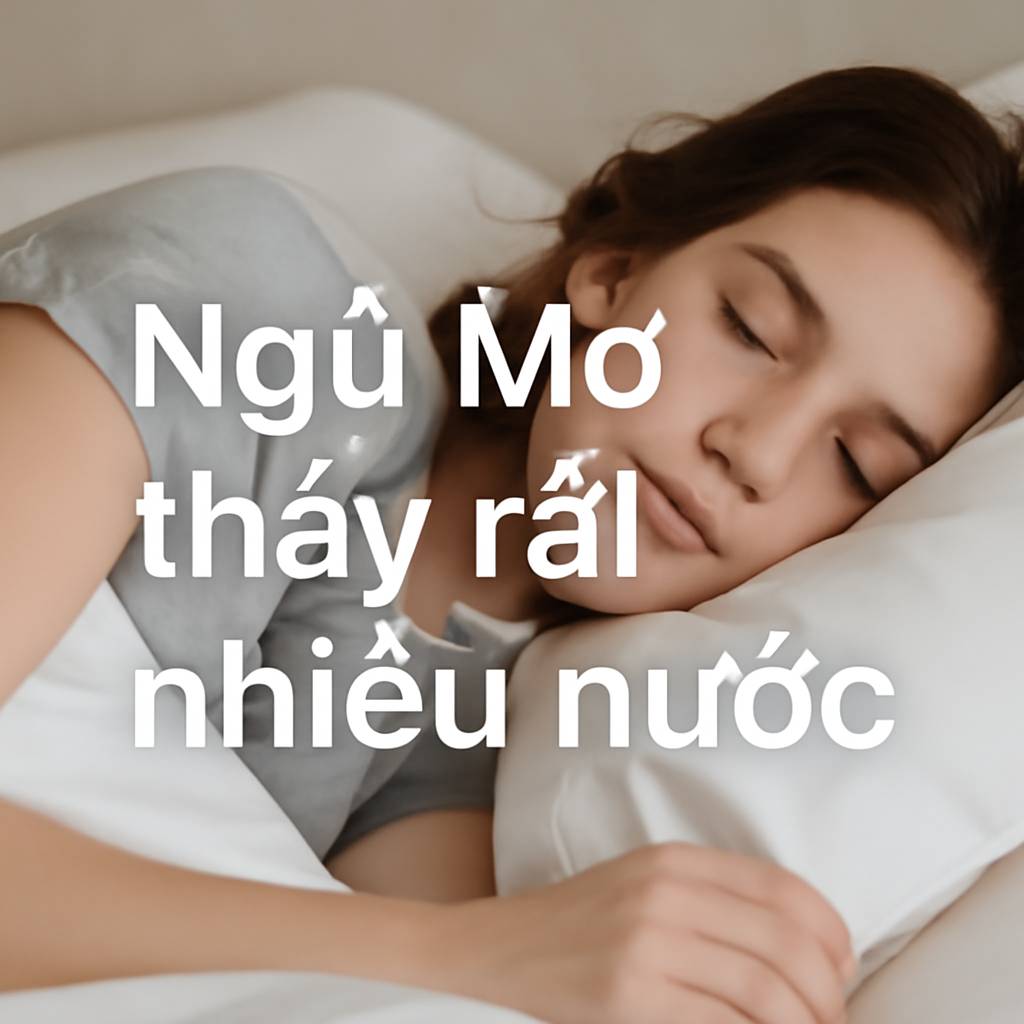 Mơ thấy rất nhiều nước là điềm gì? Đánh số mấy
