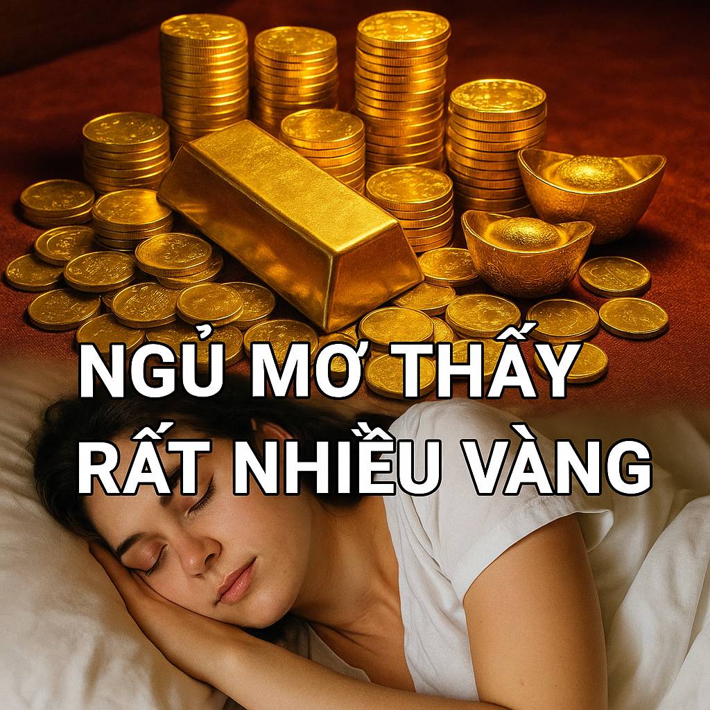 Mơ thấy rất nhiều vàng là điềm gì? Đánh số mấy