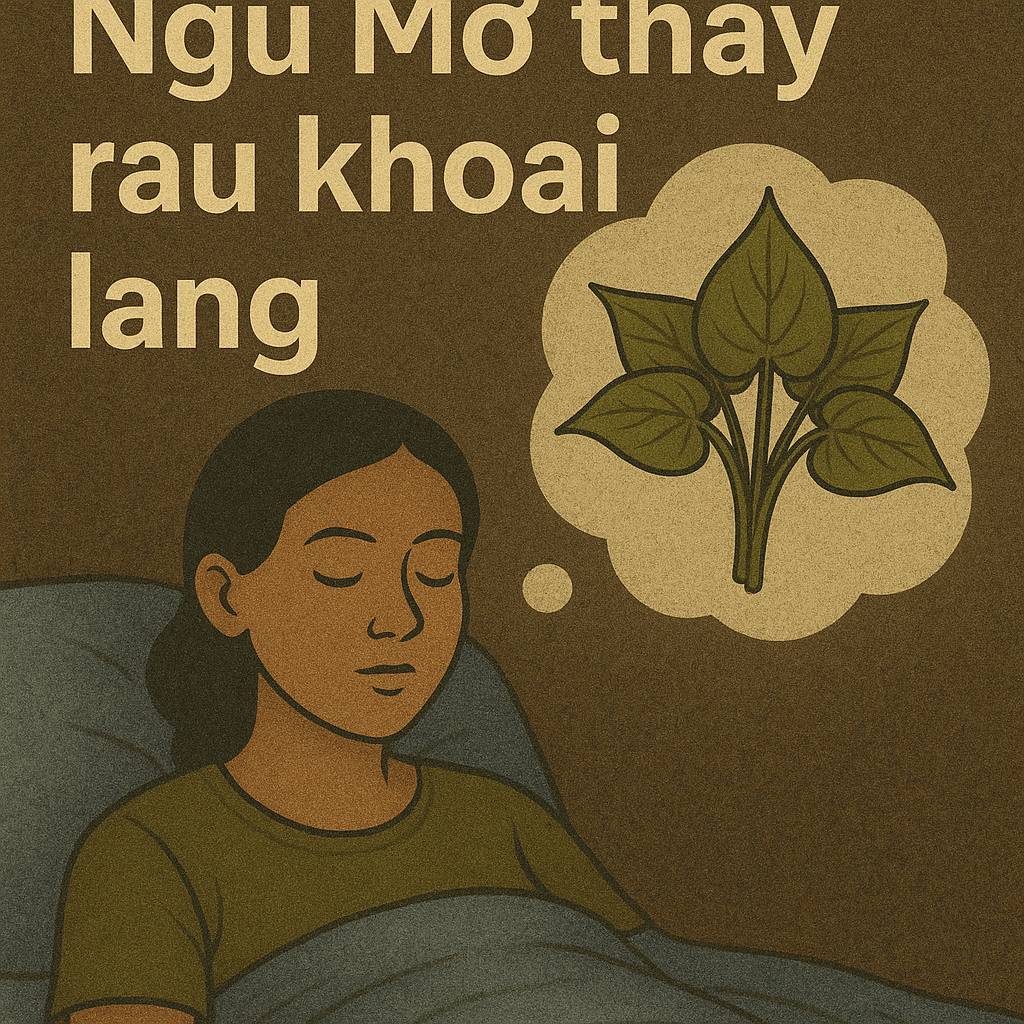 Mơ thấy rau khoai lang là điềm gì? Đánh số mấy?