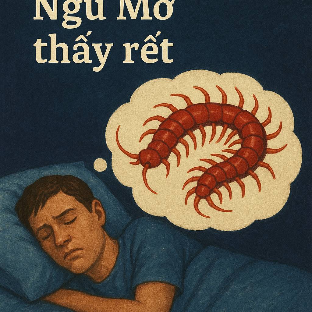 Mơ thấy rết đỏ là điềm gì? Đánh số mấy