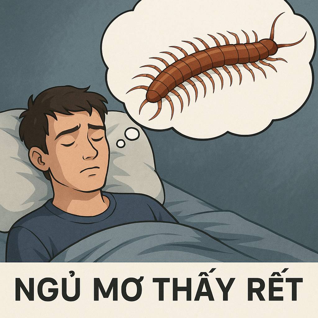 Mơ thấy rết là điềm gì? Đánh số mấy