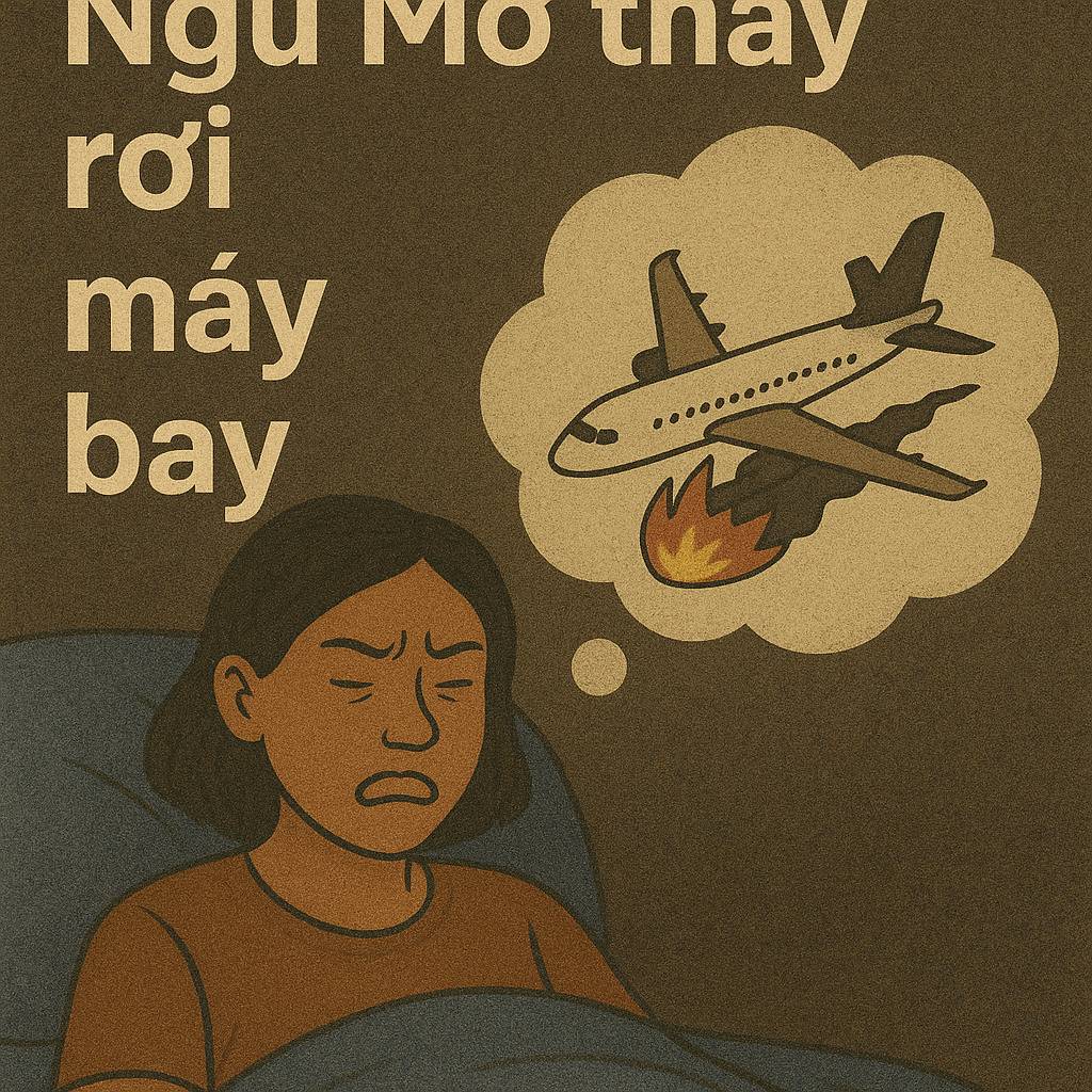 Mơ thấy rơi máy bay là điềm gì? Đánh số mấy?