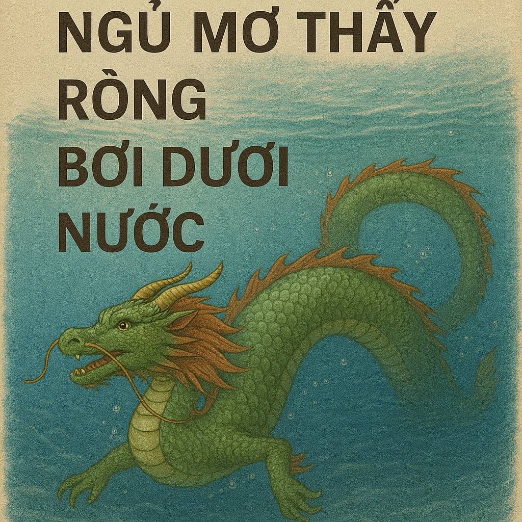 Mơ thấy rồng bơi dưới nước là điềm gì? Đánh số mấy