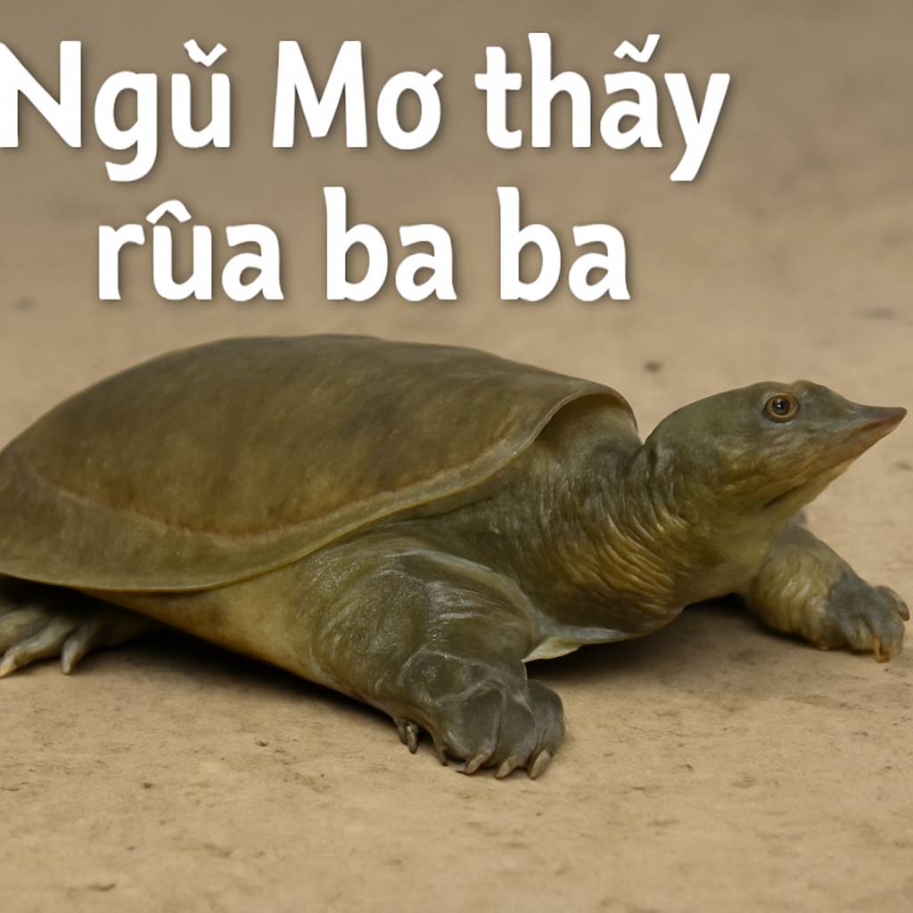 Mơ thấy rùa ba ba là điềm gì? Đánh số mấy