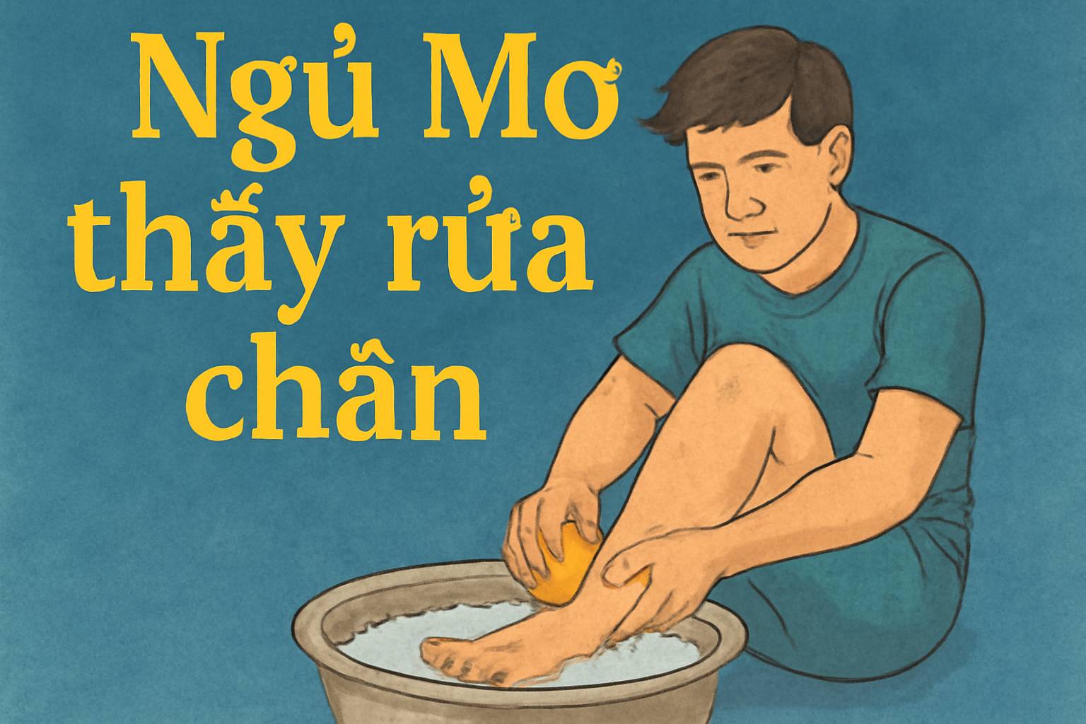 Mơ thấy rửa chân là điềm gì? Đánh số mấy chính xác?