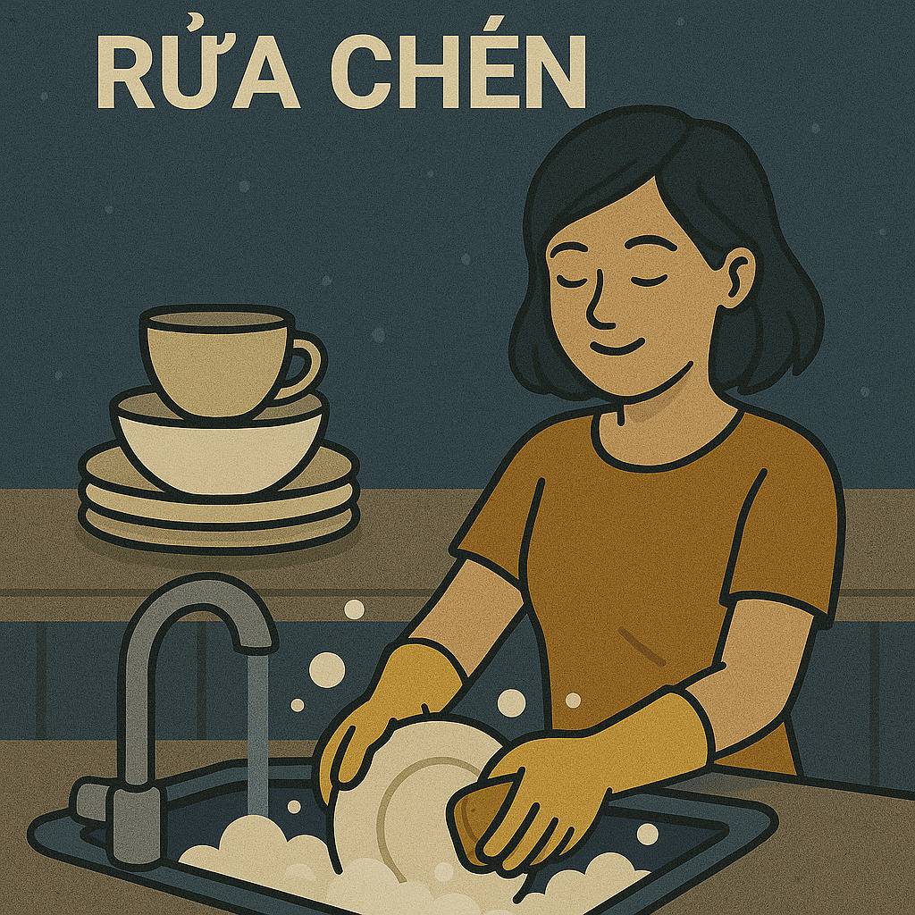 Mơ thấy rửa chén là điềm gì? Đánh số mấy