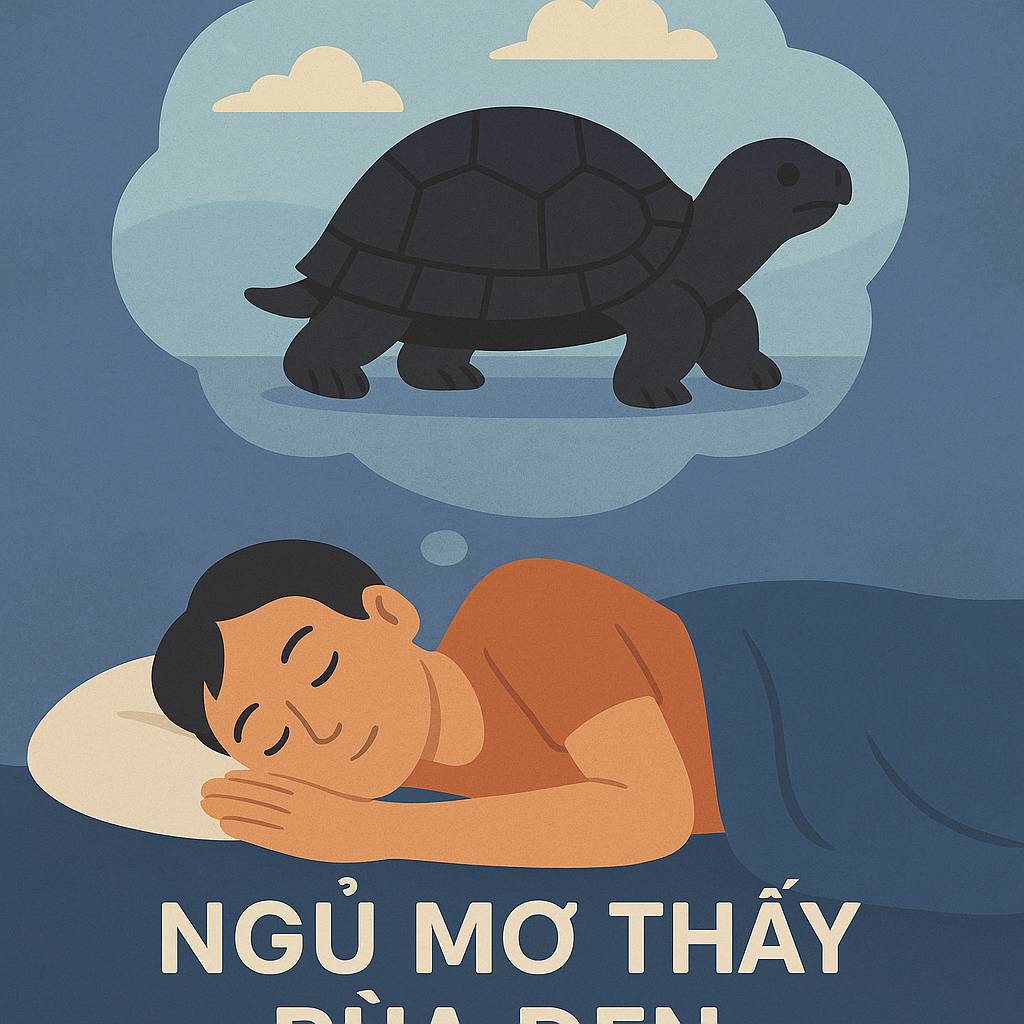 Mơ thấy rùa đen là điềm gì? Đánh số mấy?