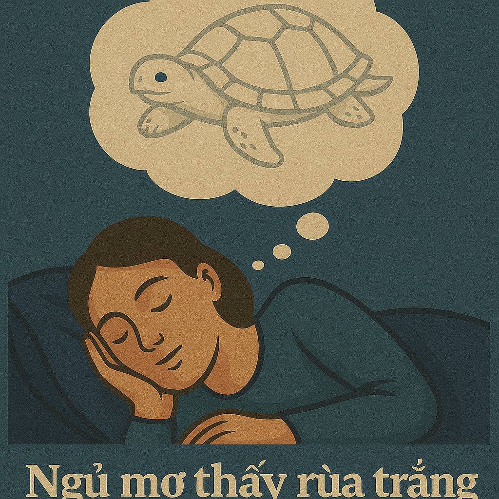 Mơ thấy rùa trắng là điềm gì? Đánh số mấy?