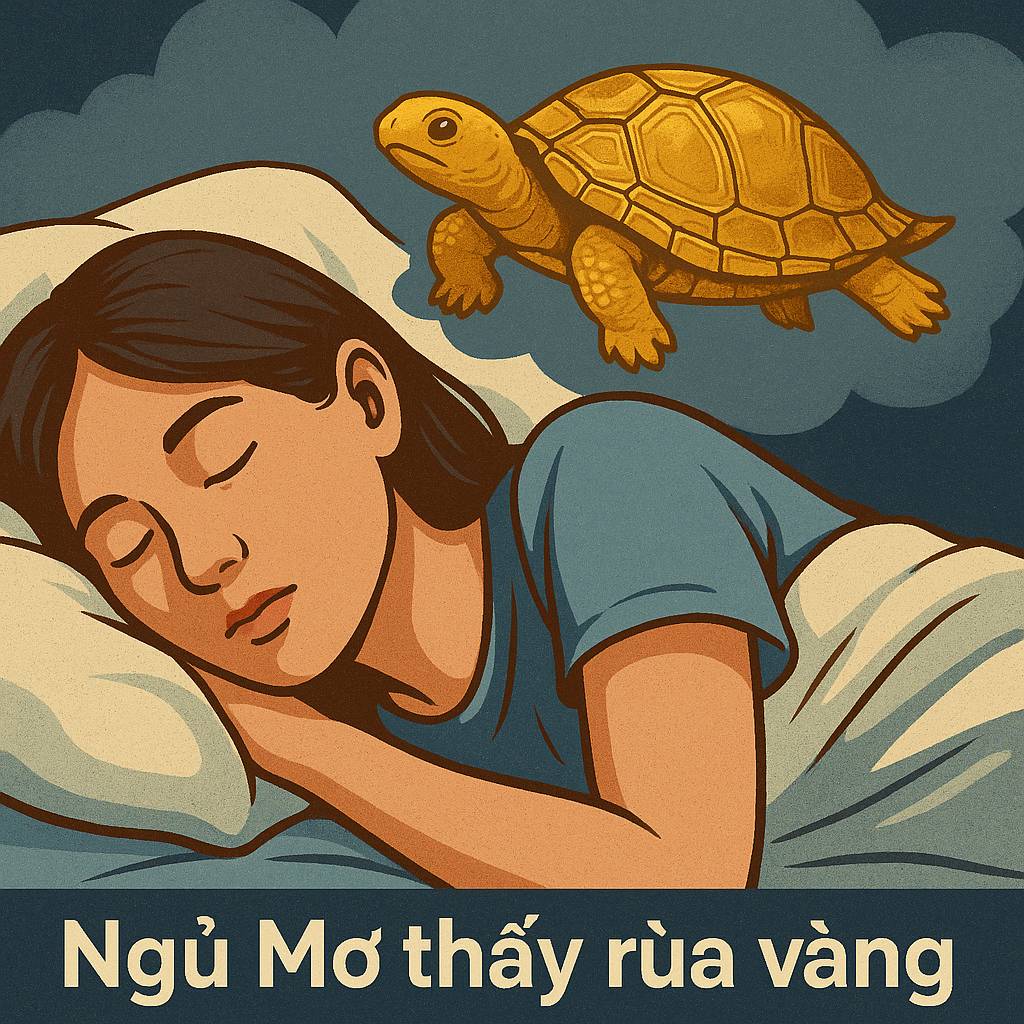 Mơ thấy rùa vàng là điềm gì? Đánh số mấy?