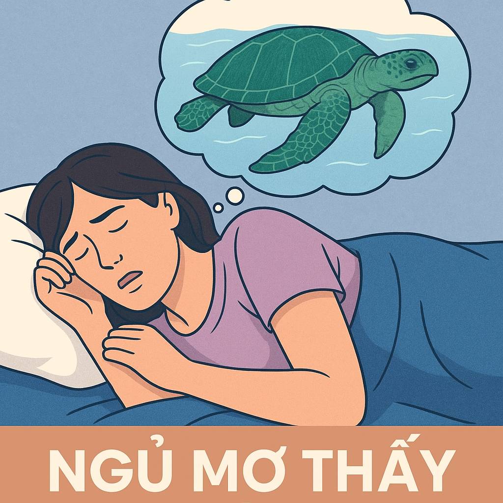 Mơ thấy rùa là điềm gì? Đánh số mấy