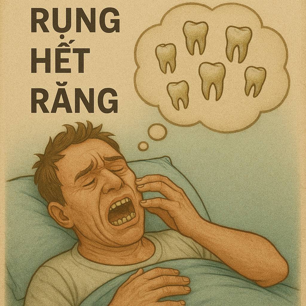 Mơ thấy rụng hết răng là điềm gì? Đánh số mấy