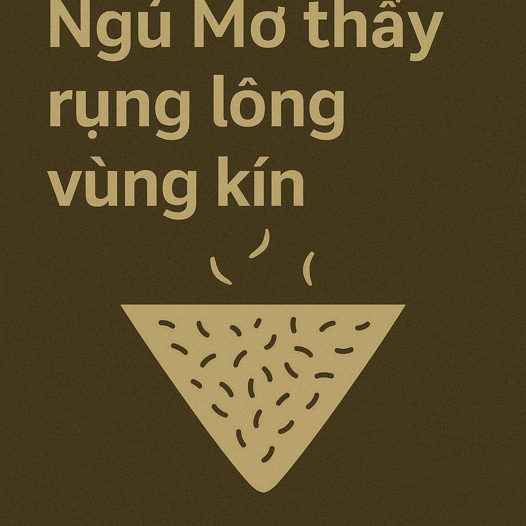 Nằm mơ thấy "rụng lông vùng kín" là điềm gì, đánh con số nào?