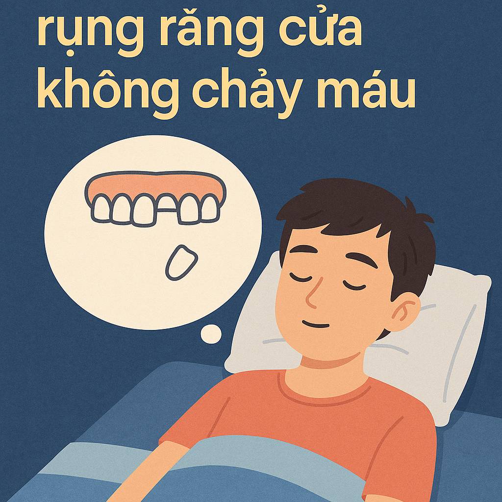 Mơ thấy rụng răng cửa không chảy máu là điềm gì? Đánh số mấy