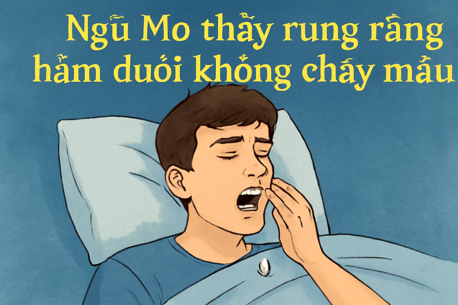Mơ thấy rụng răng hàm dưới không chảy máu là điềm gì? Đánh số mấy