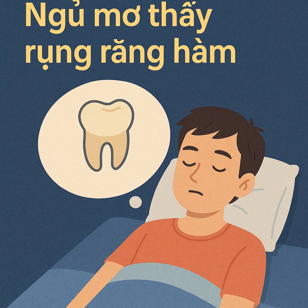 Mơ thấy rụng răng hàm là điềm gì? Đánh số mấy